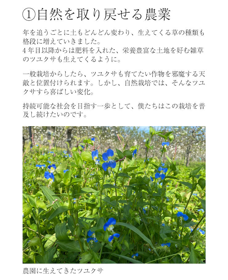 わだち１４　農業で環境良くなる